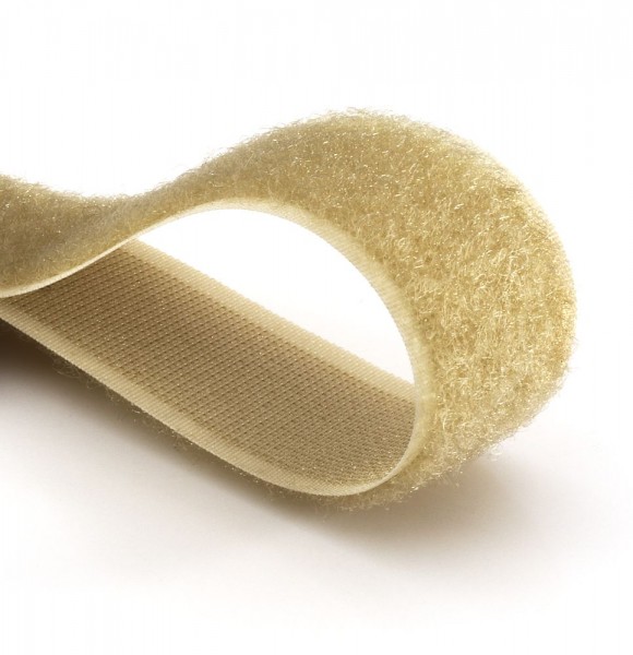 Flauschband beige zum Aufnähen